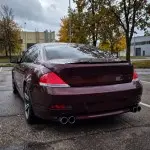 V-style Spoiler for BMW E63 Coupe (03-07) PRELCI, glossy black