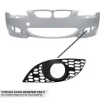 Fog light Grille for BMW E60 / E61 M5 style bumper, left side
