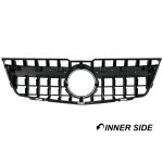 Panamericana GT-style Front Grille for Mercedes GLK X204 (08-12) pre-facelift, black + chrome