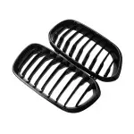 Front Kidney Grille set for BMW F20 / F21 (15-19) LCI, glossy black