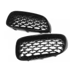 Diamond Front Kidney Grille set for BMW F34 GT, glossy black