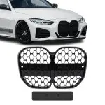 Front Kidney Grille for BMW G22 / G23 without distronic, glossy black