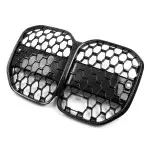 Front Kidney Grille for BMW G22 / G23 with standard distronic (without Driving Assistant Pro), glossy black