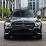 Diamond Front Grille for Mercedes GLC W253 / C253 / X253 (15-19) pre-facelift, black + chrome