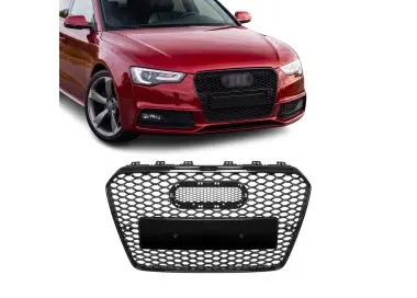 RS-style Front Grille for Audi A5 B8.5 / S5 B8.5 (11-16), glossy black