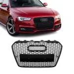 RS-style Front Grille for Audi A5 B8.5 / S5 B8.5 (11-16), glossy black