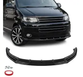 MX-Style Front Lip Spoiler for VW T5.1 (09-14), glossy...