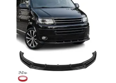 MX-Style Front Lip Spoiler for VW T5.1 (09-14), glossy black