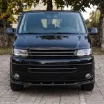 MX-Style Front Lip Spoiler for VW T5.1 (09-14), glossy black