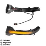 Sequential LED Mirror Indicators set for BMW F06 / F12 / F13 LCI (15-17), smoked