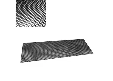 Universal mesh Grille for Bumpers, V2, honeycomb, ABS plastic, 120x40 cm