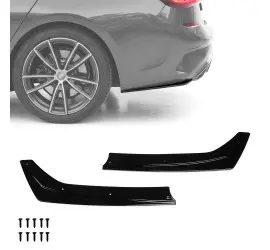 Universal Rear Bumper Side Flaps - Splitters, glossy...