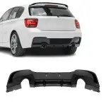 Performance Rear Bumper Diffuser for BMW F20 / F21 PRE-LCI (M135i), glossy black
