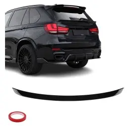 WR Trunk Mid Spoiler for BMW X5 F15 (14-18), glossy black