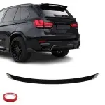 WR Trunk Mid Spoiler for BMW X5 F15 (14-18), glossy black