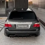 WR Rear Bumper Diffuser for BMW E60 / E61 with M-Pack, glossy black