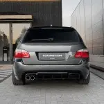WR Rear Bumper Diffuser for BMW E60 / E61 with M-Pack, glossy black