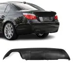 Rear Bumper Diffuser for BMW E60 / E61 with M-Pack, unpainted raw