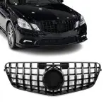 Panamericana GT-style Front Grille for Mercedes W212 / S212 pre-facelift (09-13), glossy black