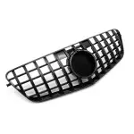 Panamericana GT-style Front Grille for Mercedes W212 / S212 pre-facelift (09-13), glossy black