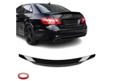 PSM-style Trunk Spoiler for Mercedes W212 (09-16) sedan, glossy black