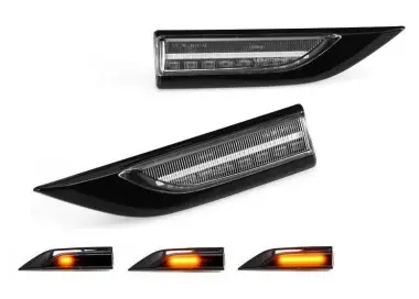 Dynamic side repeaters for VW T6 (15-19), clear
