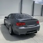 High Kick trunk spoiler for BMW E92 (06-13), glossy black