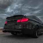 M4 design trunk spoiler for BMW F10 (10-17), glossy black 