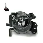 Fog light for BMW E90 M-Pack/ M3-style bumpers, clear, right side