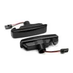 Sequential LED side indicators set for BMW E39, smoked