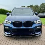 Kidney Grille set for BMW G01 X3 / G02 X4 (18-21), glossy black