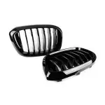 Kidney Grille set for BMW G01 X3 / G02 X4 (18-21), glossy black