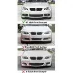 Fog Light for BMW E92 / E93 M3-style bumper, smoked, Right side