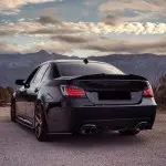 PSM style Trunk Spoiler for BMW E60, glossy black