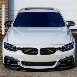 Headlight Eyebrows / Trims for BMW F32 / F33 / F36, glossy black