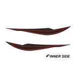 Headlight Eyebrows / Trims for BMW F30 / F31, glossy black