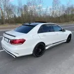 Roof Spoiler for Mercedes W212 (09-16) sedan, glossy black