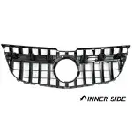 Front grille for Mercedes-Benz GLK X204 (12-15), black + chrome