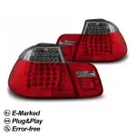 LED Tail Lights set for BMW E46 (01-05) Sedan, smoked