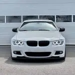 WR Front Bumper Lip Spoiler for BMW E92 / E93 LCI (10-13) with M-Pack bumper, EXTRA-STRONG VERSION