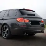 Performance rear Diffuser for BMW F10 / F11 (535) with M-Pack bumper, glossy black