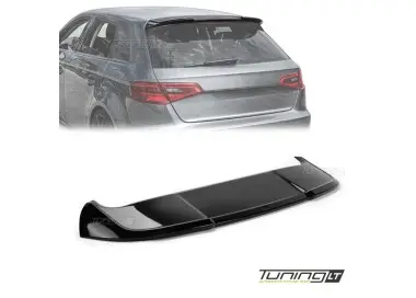 RS-style Roof Spoiler for Audi A3 8V Sportback (5-door), glossy black