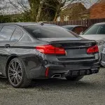 M5-style Diffuser for BMW G30 / G31 with M-Pack, glossy black