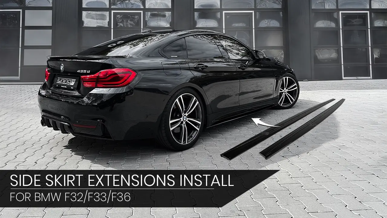 Side Skirt Performance Extensions for BMW F32 / F33 / F36 M Sport (VIDEO)