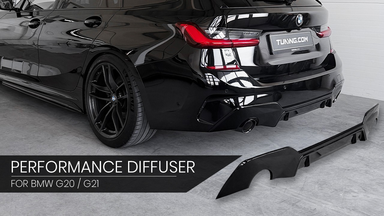 OUR PERFORMANCE DIFFUSER FOR BMW G20 / G21 INSTALLED (VIDEO)