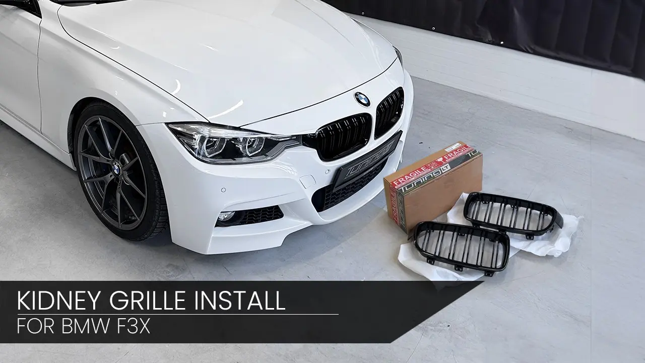 BMW F30 / F31 Front Dual Grill Install Replacement (VIDEO)