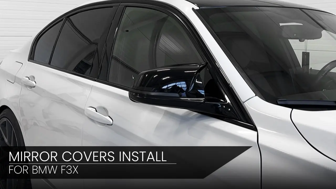 M Style Mirror Covers Installed on Customer's BMW F30 (VIDEO)