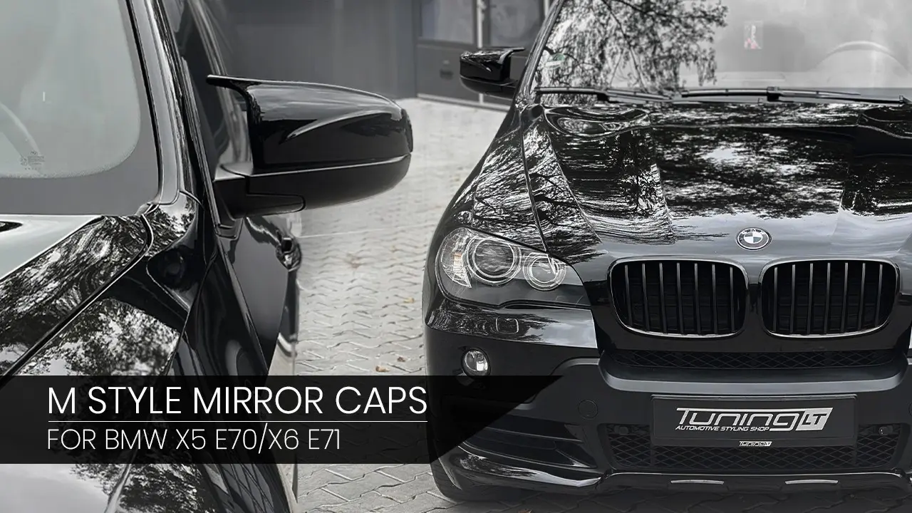 Our M style Mirror Covers For BMW E70 X5 / E71 X6 Installed (VIDEO)
