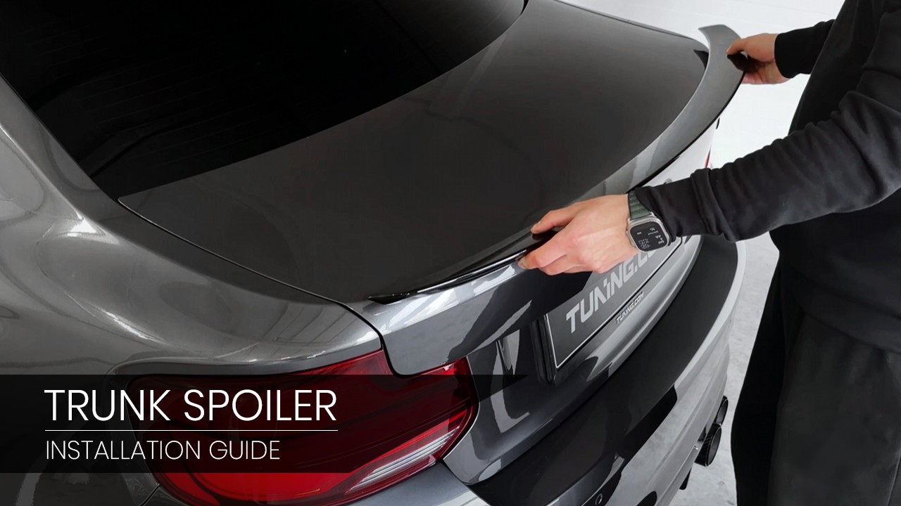 Trunk Spoiler Installation Guide